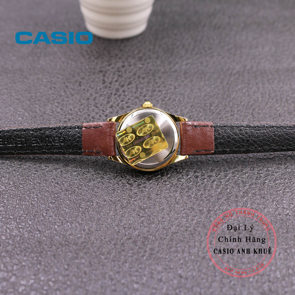 Đồng hồ nữ Casio LTP-1094Q-7B9 dây da