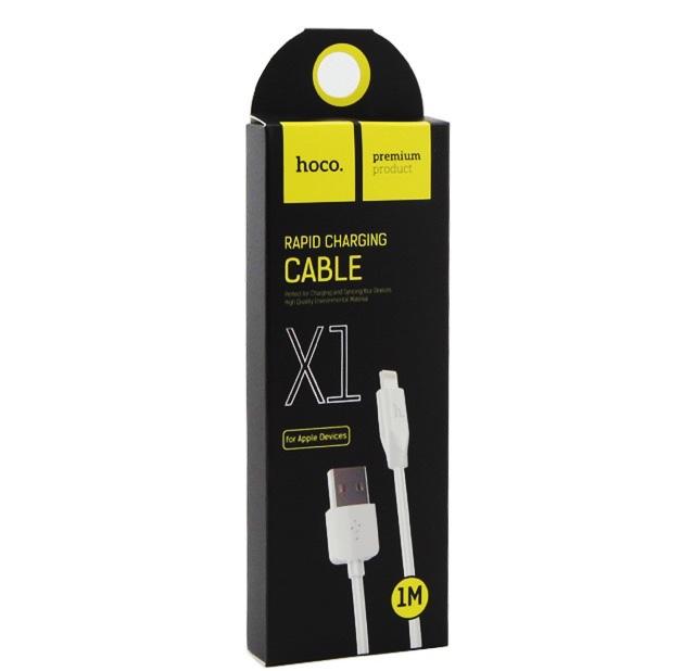 Cáp Sạc Lightning Hoco X1 dành cho iPhone/iPad, iPhone XS max, iPhone 11, iPhone 11 Pro max, dài 100cm