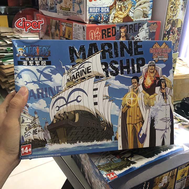 Model Boat Marine Navy one piece Luffy