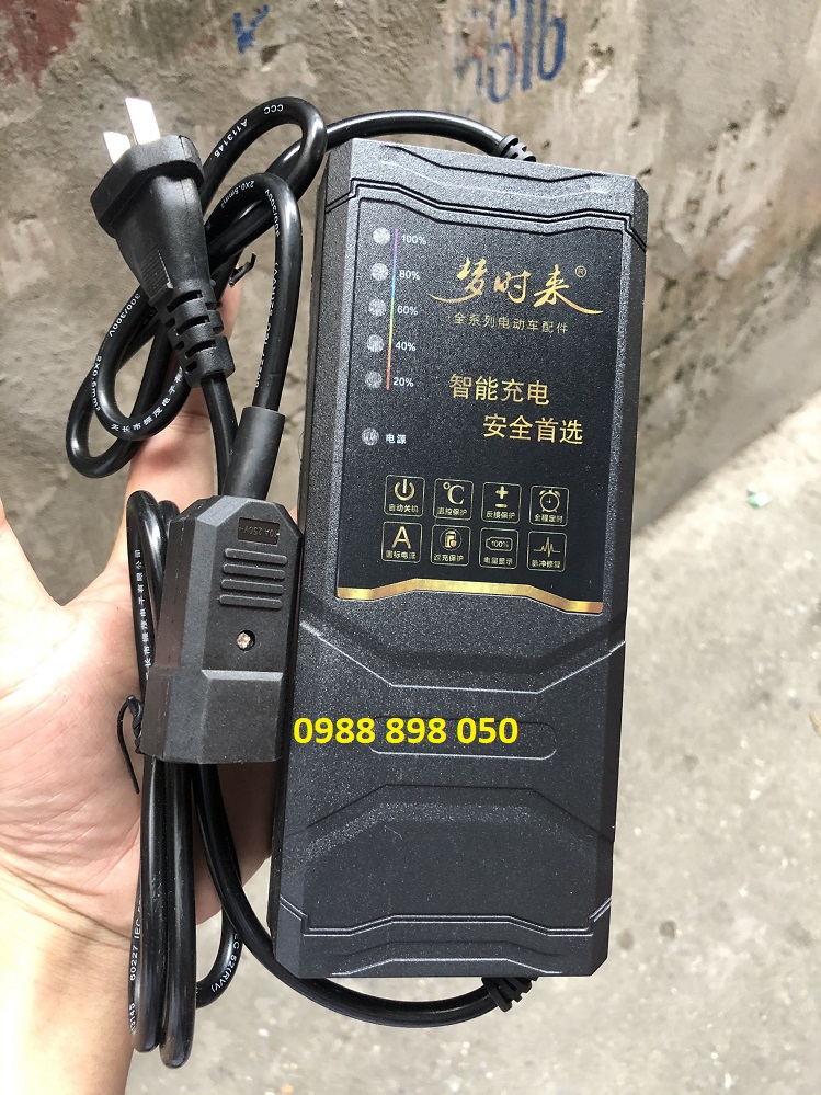 SẠC ĐIỆN 48V 20AH CHÂN CHỤP HÀNG CAO CẤP
