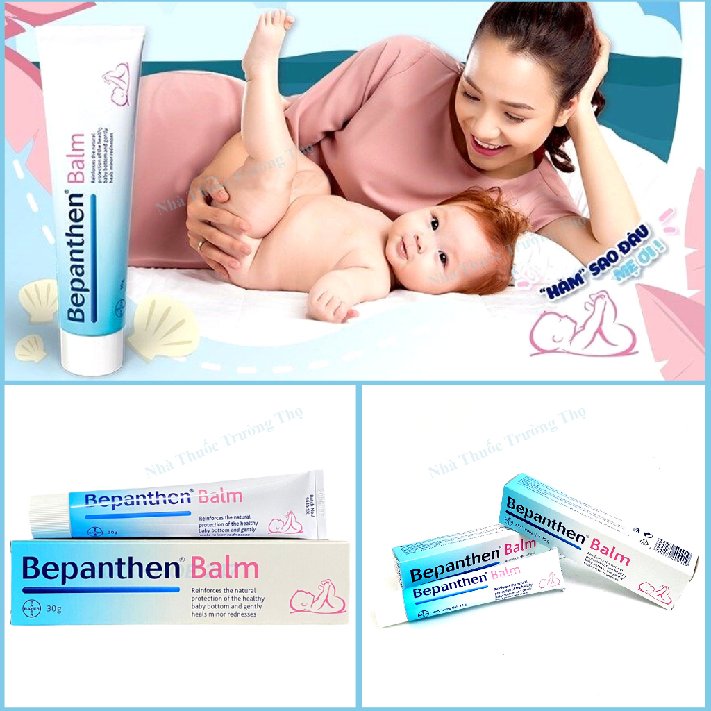 Kem mỡ chống hăm Bepanthen Balm 30g của Đức, date mới