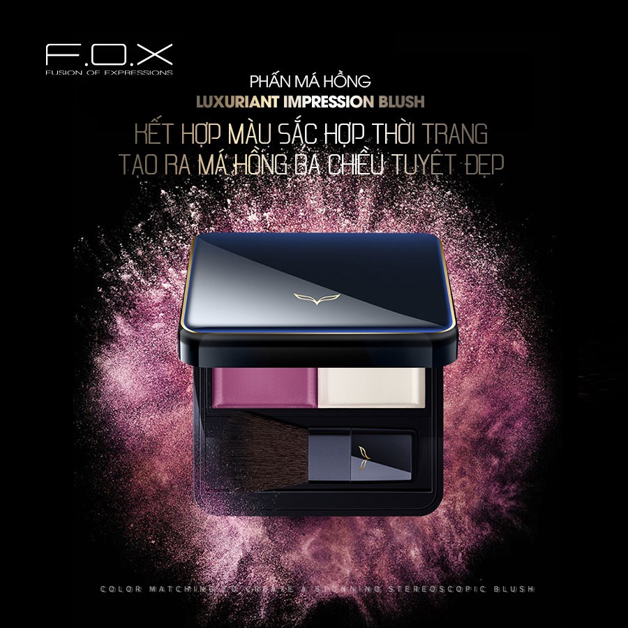 Phấn Má Hồng FOX Stunning Blush Tạo Khối 7g