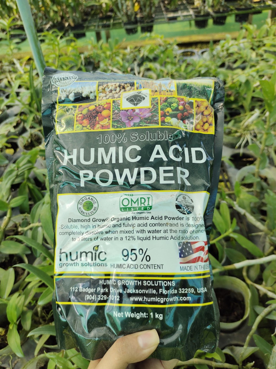 Phân Bón Kích Rễ Hữu Cơ Humic Acid Powder