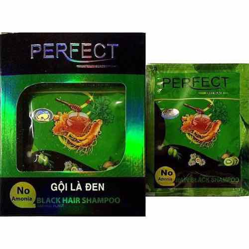 Hộp 10 gói Gội là đen Perfect