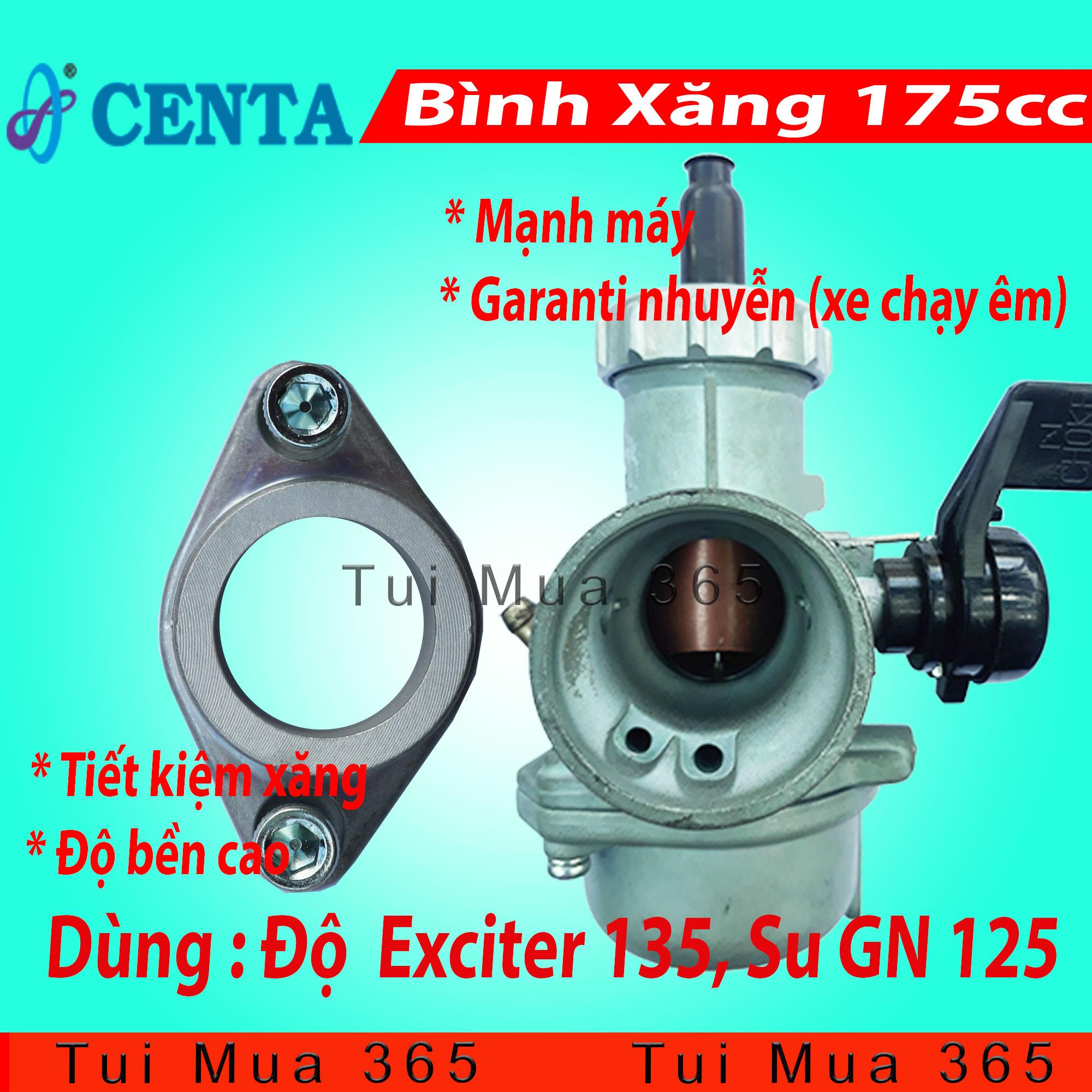 [HCM]Bình Xăng Con Centa 175 Độ Exciter 135 Su GN 125