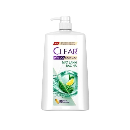 Dầu Gội Clear Bạc Hà Chai 1400G