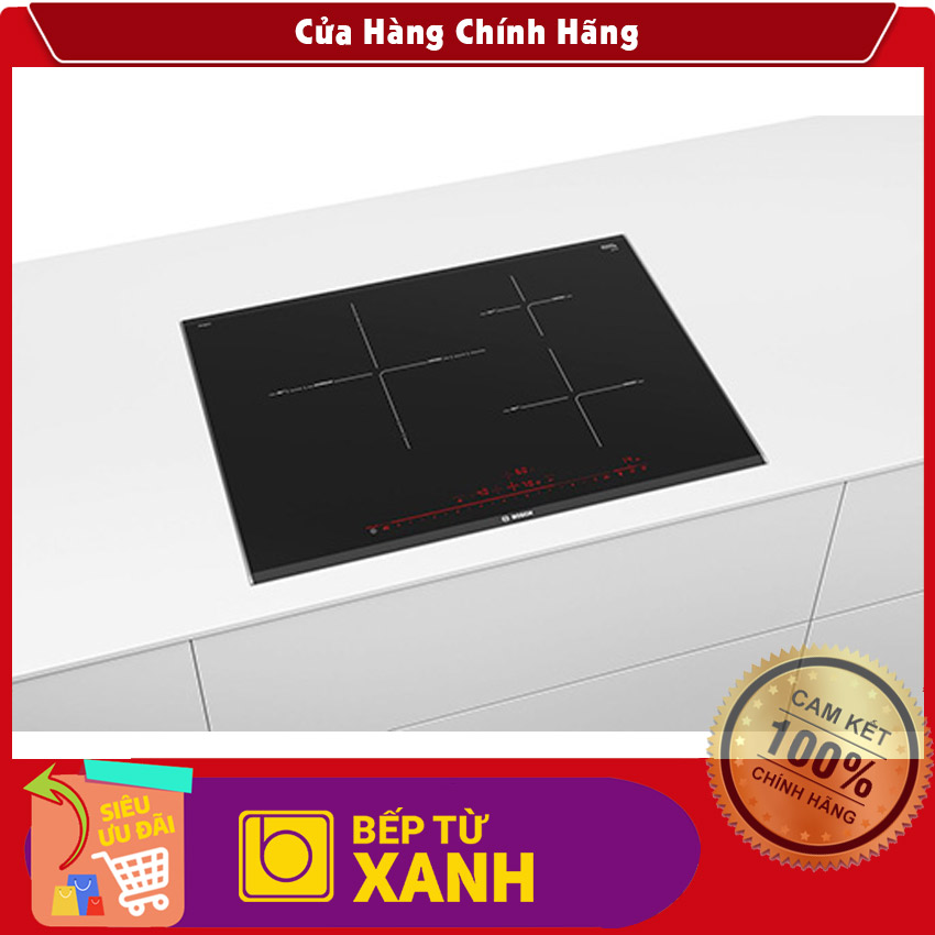 Bếp từ Bos.ch PID775DC1E | Serie 8 - Bếp từ ba gia đình