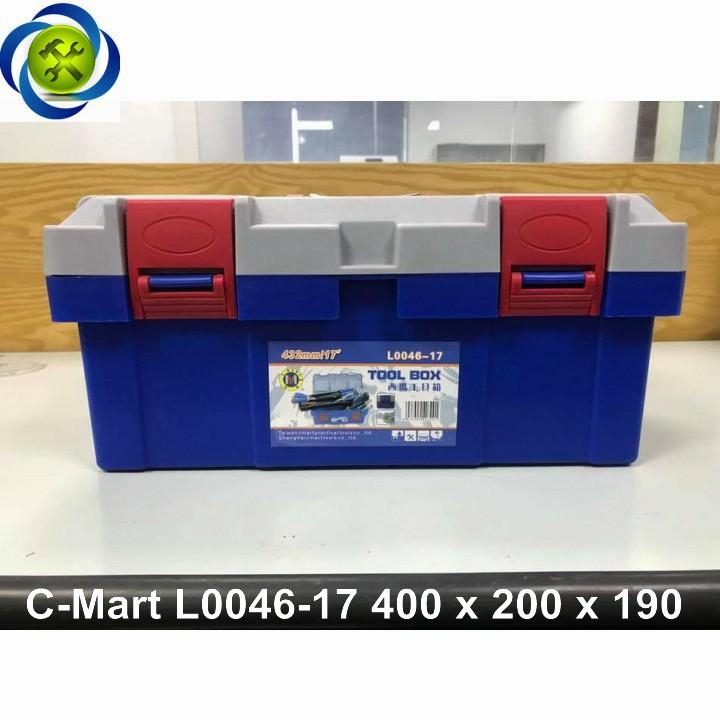 Thùng đồ nghề nhựa c-mart l0046-17 400 x 200 x 190
