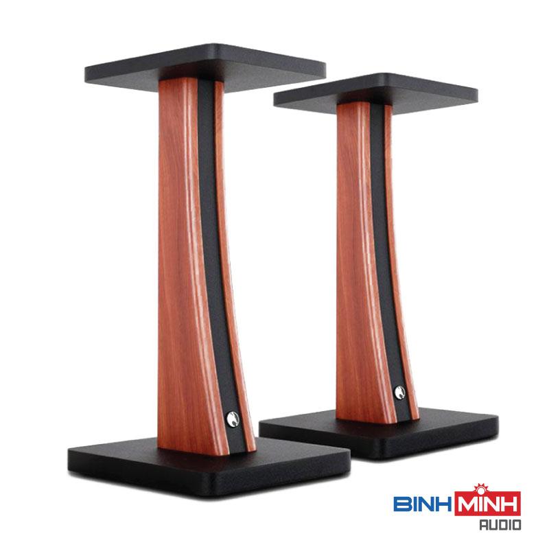Chân loa gỗ bookshelf thân cong cao 90cm