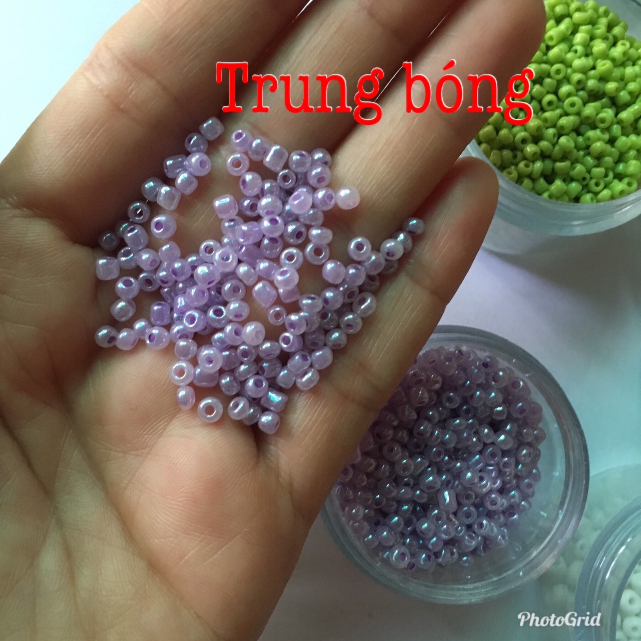Cườm cát cườm thủy tinh 300-650 hạt