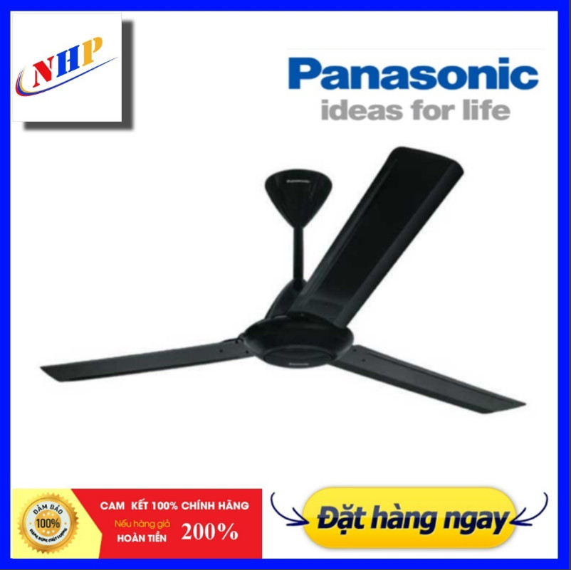 [HCM]Quạt trần 3 cánh Panasonic F-60MZ2-K (màu đen -4 size ti quạt )