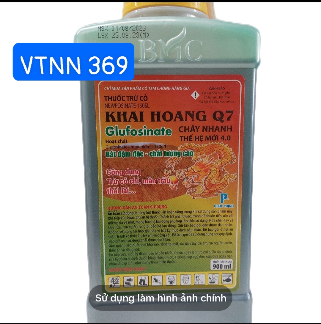 Thuốc trừ cỏ KHAI HOANG Q7 COMBO 10 CHAI 900ML
