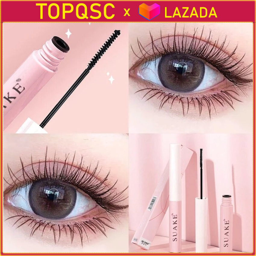 Waterproof Mascara Thick Pull Long Curl Eyelashes Liquid Not Easy Dizzy Dye Eye Lashes Quick Waterproof