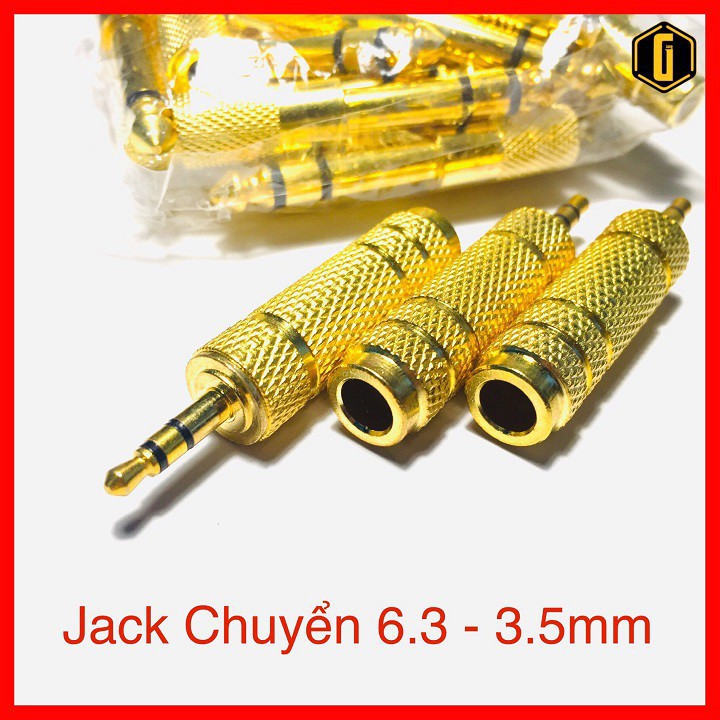 Jack 6.5mm Ra 3.5mm - Rắc AV đổi 6.5 ra 3.5 mm