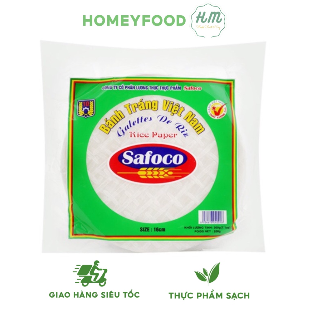 Bánh tráng cuốn gỏi ăn liền Safoco 200g
