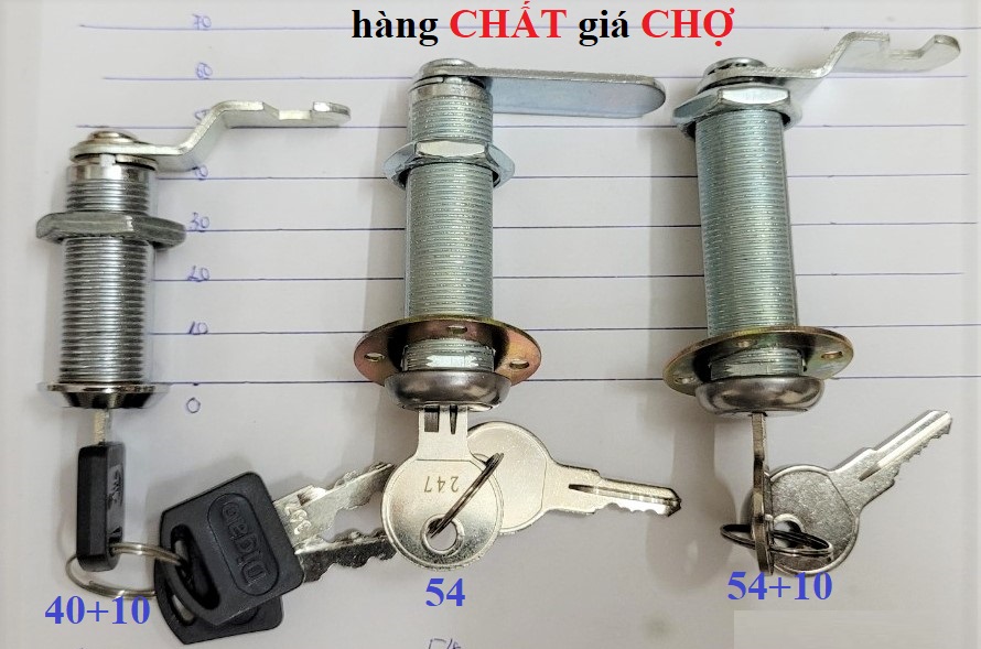 Khóa locker 54mm - khóa locker dài 5,4cm - khóa tủ, khóa cửa dài 50mm, khóa locker dài nhất