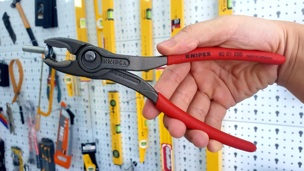 Kìm mở ốc Knipex TwinGrip 82 01 200 Made in Germany