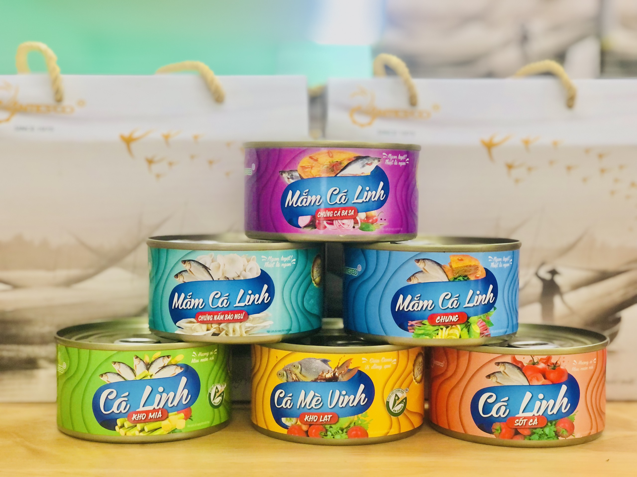 Mắm cá linh chưng lon 200gram Antesco