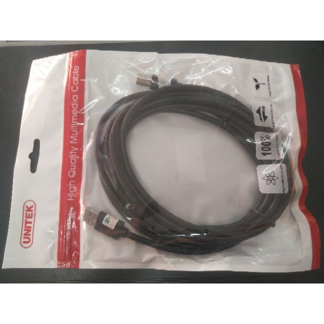 Cáp usb máy in Unitek dài 1.8m Y-C419