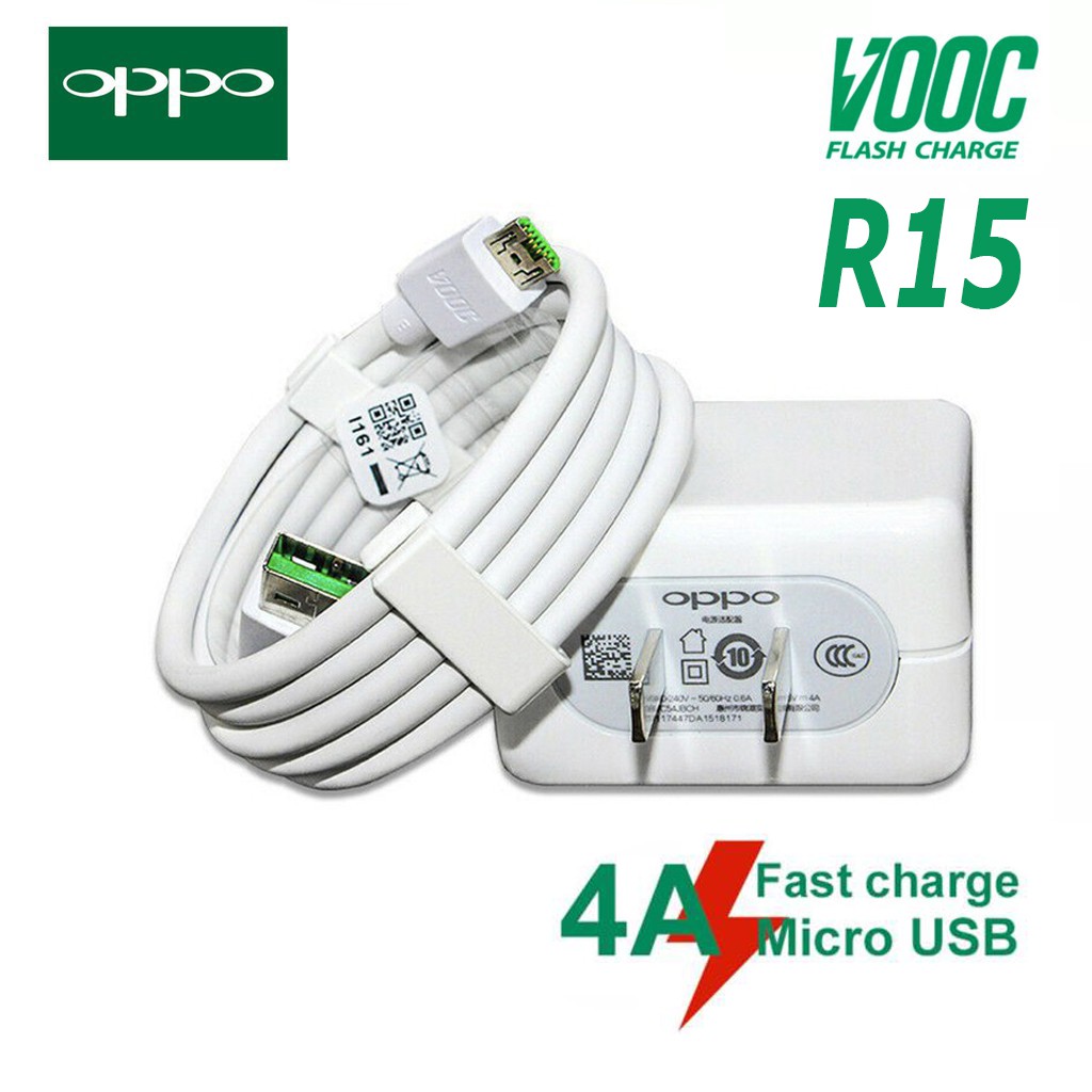 Bộ Sạc Nhanh OPPO VOOC 3.0 4A 20W - F11/F11 Pro - Cáp Micro- USB 7 PIN ...