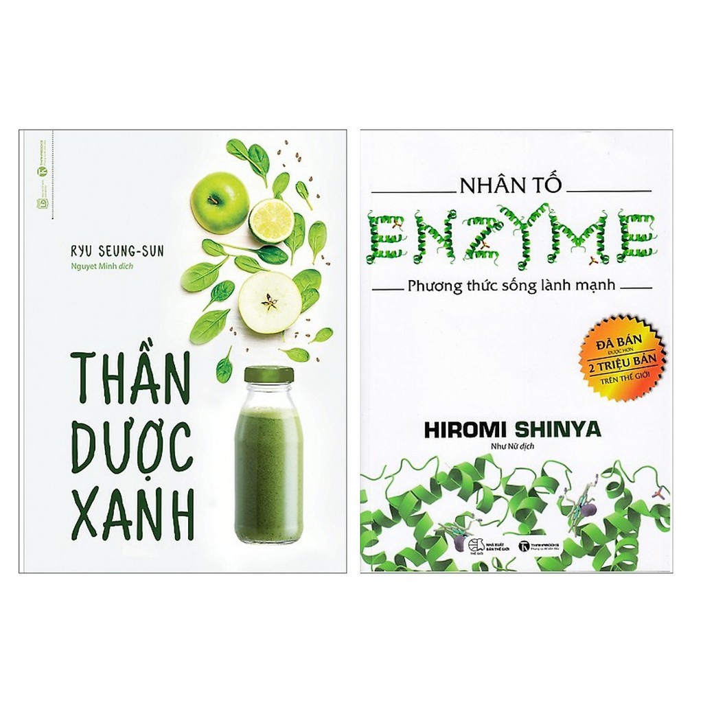 BÁO GIÁ NHÂN TỐ ENZYME - PHƯƠNG THỨC SỐNG LÀNH MẠNH (TÁI BẢN 2019) | Shopee Lazada Sendo Tiki mới nhất 48 Combo 2 Cuốn Sách Bí Quyết Sống Khỏe: Thần Dược Xanh + Nhân Tố Enzyme - Phương Thức Sống Lành Mạnh