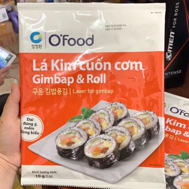 Lá Kim Cuộn Cơm Gimbap & Roll 10g (5 lá )
