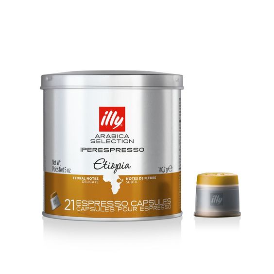 (dành cho máy illy - 일리 머신 전용 캡슐) illly coffee hộp sắt 21 viên nén 일리 아라비카셀렉션 캡슐 커피 21개