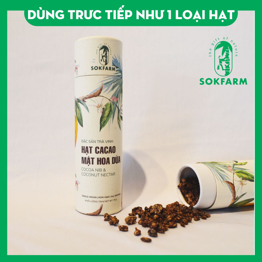 [HCM]Hạt Ca Cao Mật Hoa Dừa