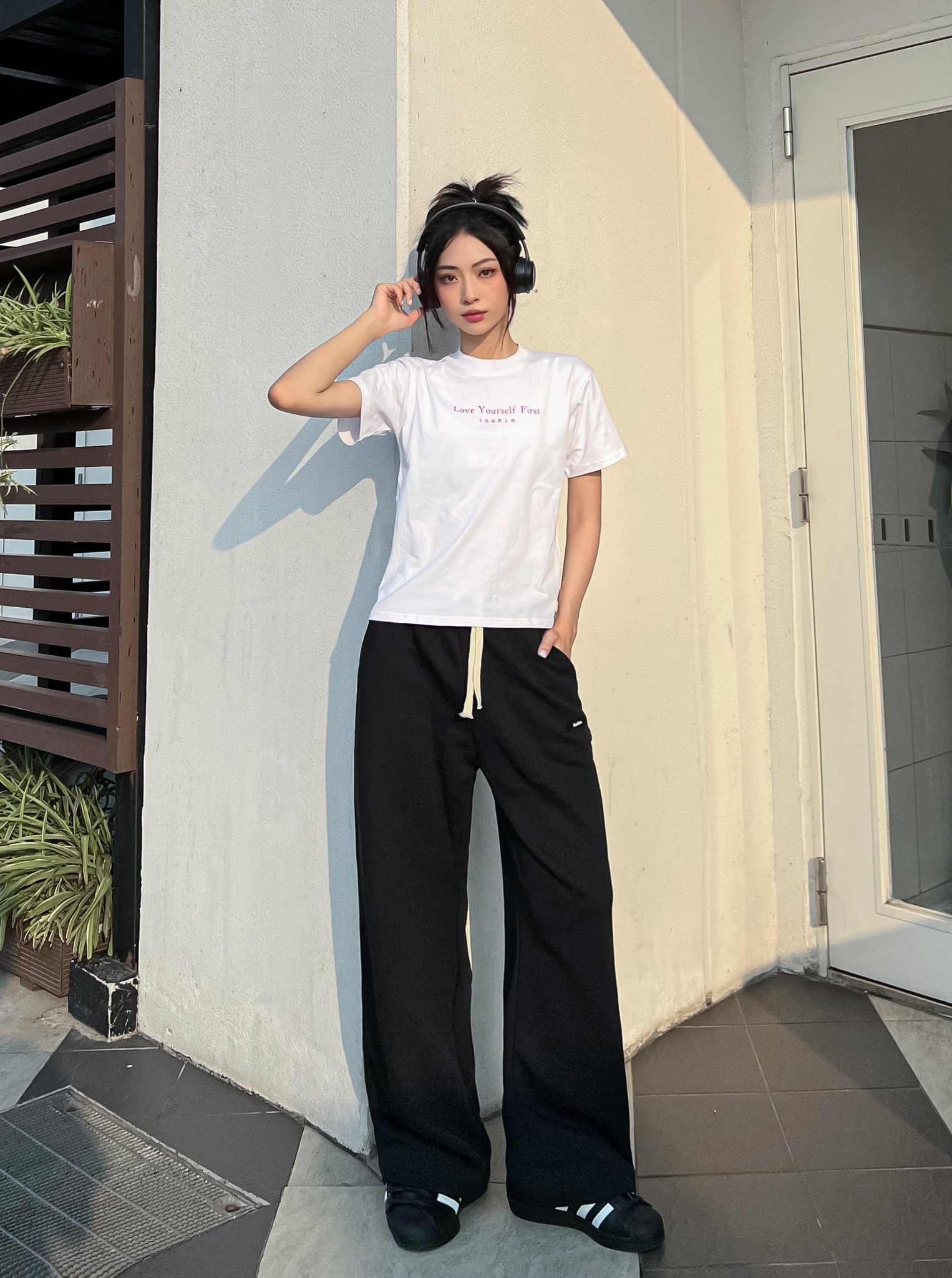 The Kim A182 Áo thun Baby tee The Kim - Love Yourself First origin basic Tshirt