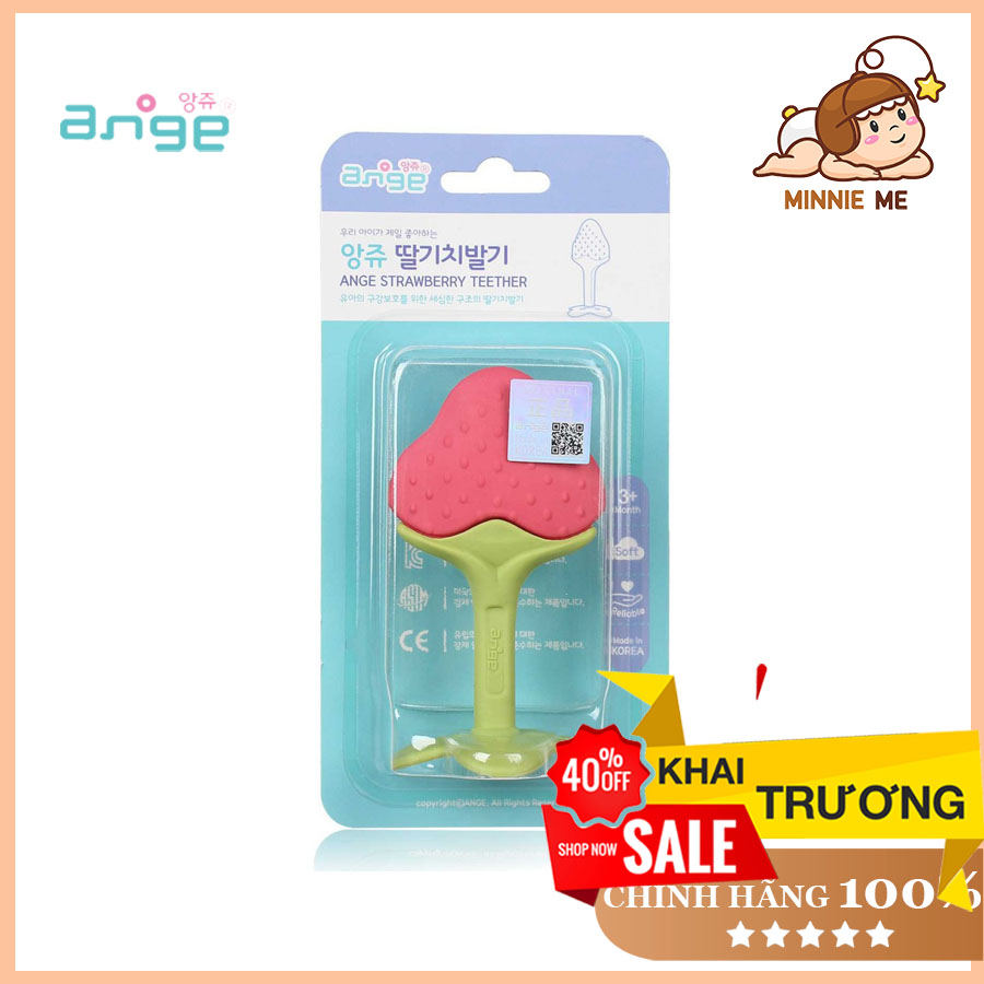 [ XẢ HÀNG] Ngậm nướu Ange Hàn Quốc (Hình dâu/hình chuối)