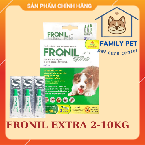 Thuốc nhỏ gáy fronil extra (2-10kg)