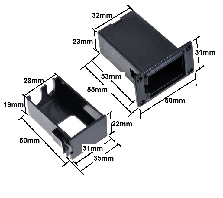 Hộp đựng pin EQ guitar 9V