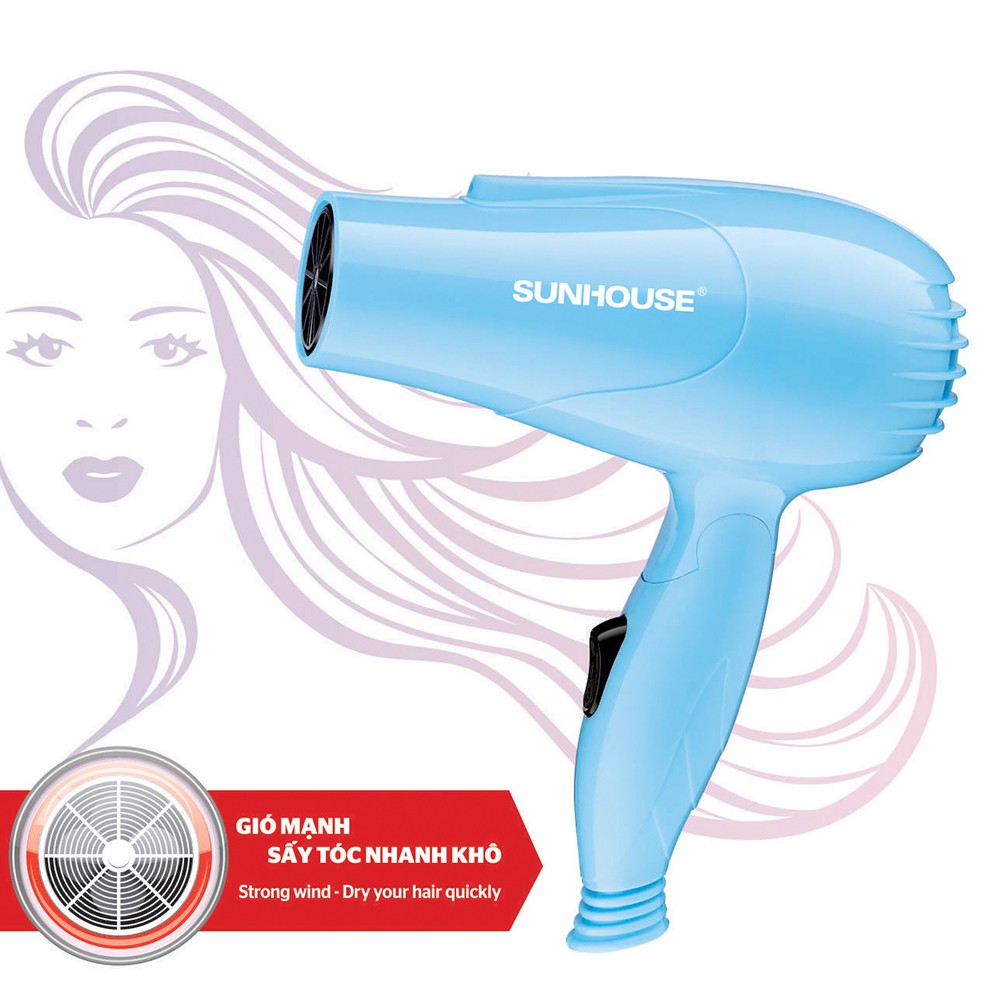 Máy SấY Tóc Sunhouse Shd2305 Xanh