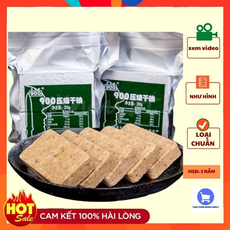 1 KG lương khô Quân Đội 3 sao 900