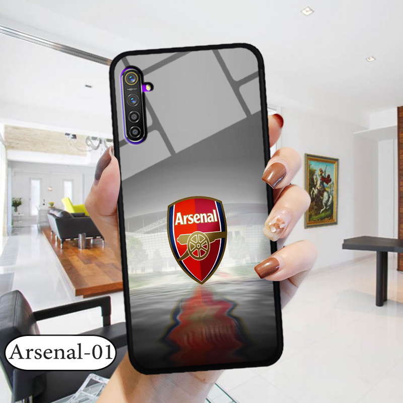 Ốp kính 3D REALME 6 Pro - in biểu tượng đội bóng