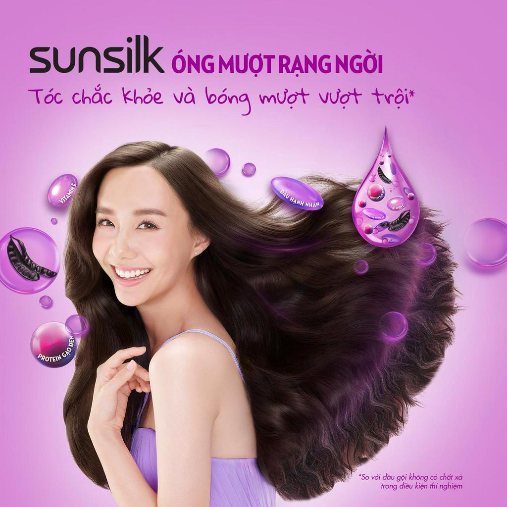 DẦU GỘI SUNSILK CHAI ĐEN 650G