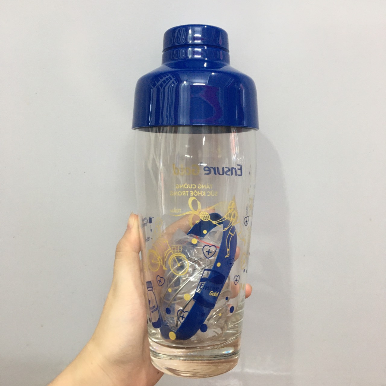 Bình Lắc Thủy Tinh Luminarc Ensure Gold