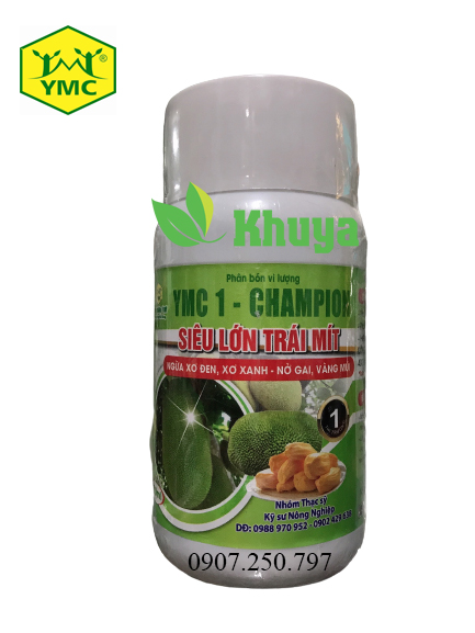 Phân bón vi lượng YMC Siêu Lớn Trái Mít chai 500ml Ngừa Xơ Đen - Xơ Xanh - Nở Gai - Vàng Múi