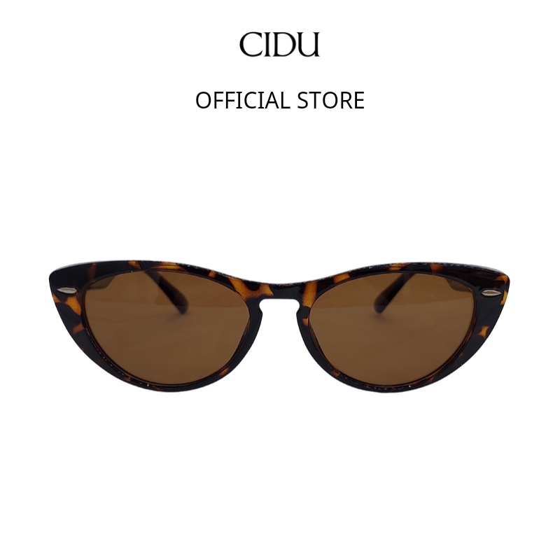 Kính râm bầu dục gọng đồi mồi cidu mk22