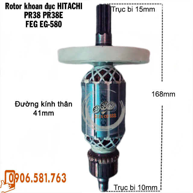 Jual Armature Rotor for HITACHI Rotary Hammer HITACHI PR38E PR25B PH40F High Quality Brand New 100%