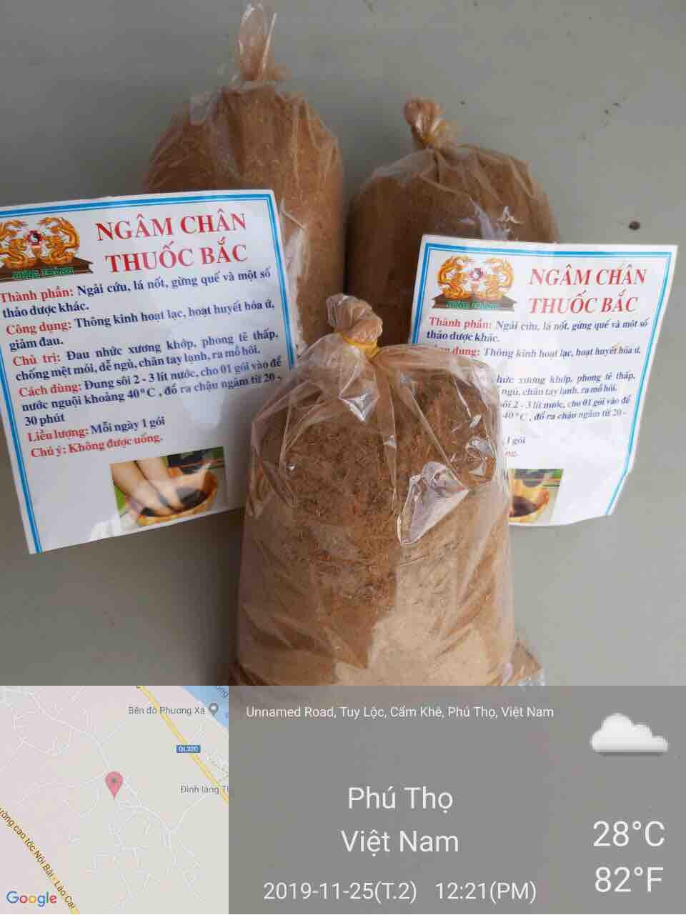 1 kg bột ngâm chân