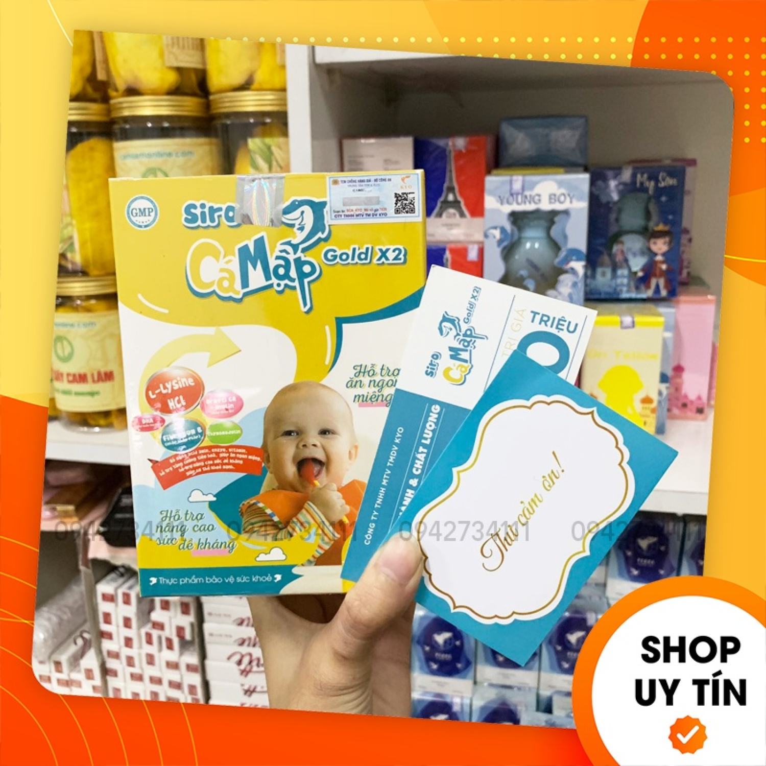 Siro cá mập gold x2 giúp bé ăn ngon công ty kyo