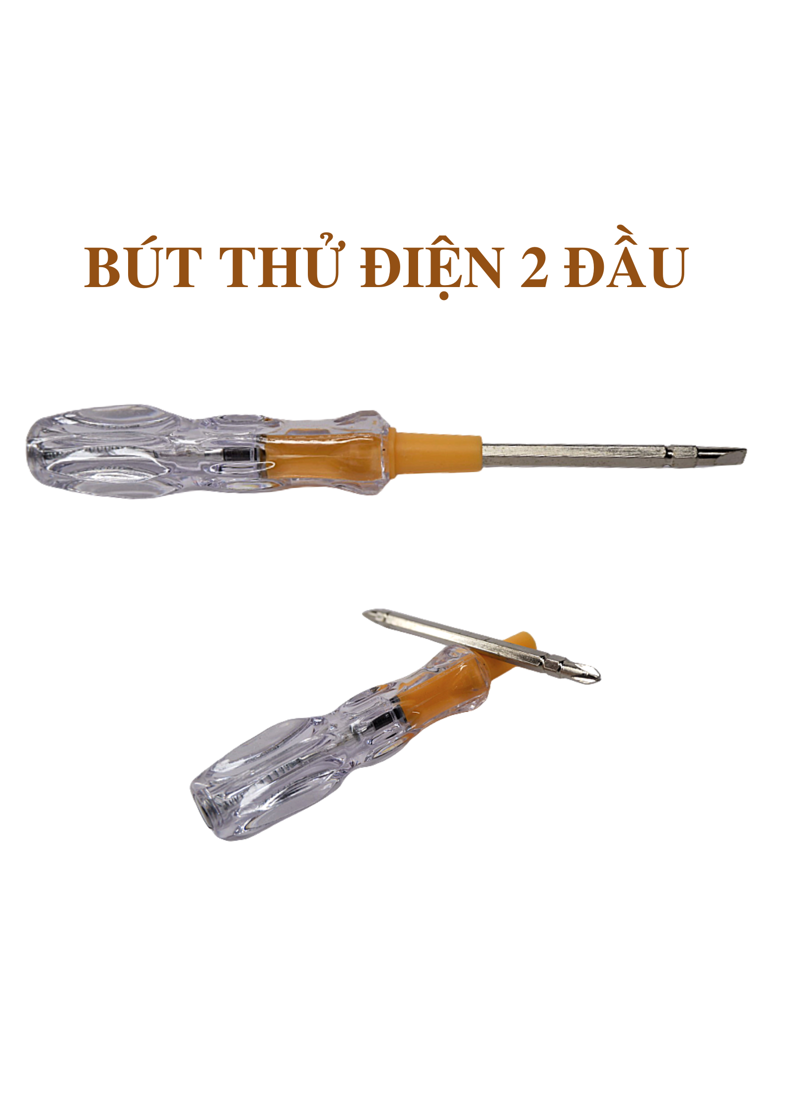 Bút Thử Điện 20cm 2 Đầu Vít Tiện Lợi