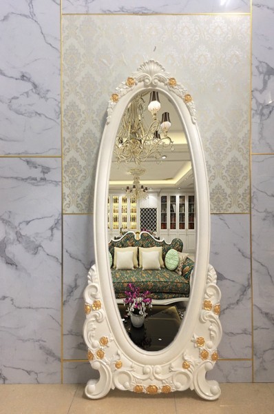 Gương đứng toàn thân treo tường form tân cổ điển 65x170cm_DPG835 giá rẻ