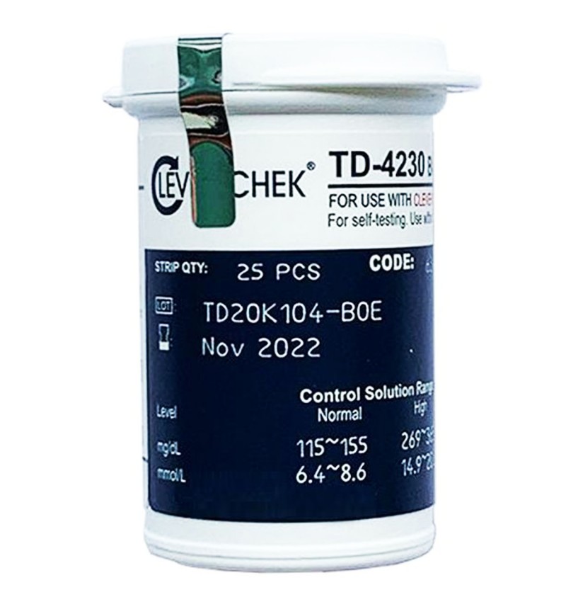 50 Que thử đường huyết Clever Chek TD