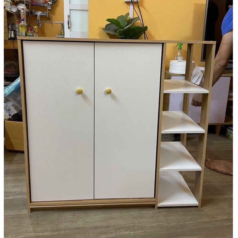 Ship hoả tốc Tp.HCM - Tủ giày gỗ, kệ giày dép, tủ đựng đồ đa năng chất liệu MDF cao cấp phong cách hiện đại