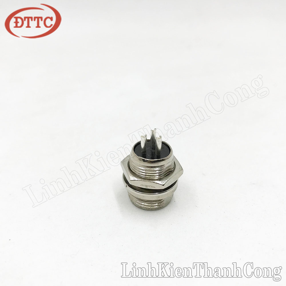 Giắc GX12-3P 3 Chân (Đực)