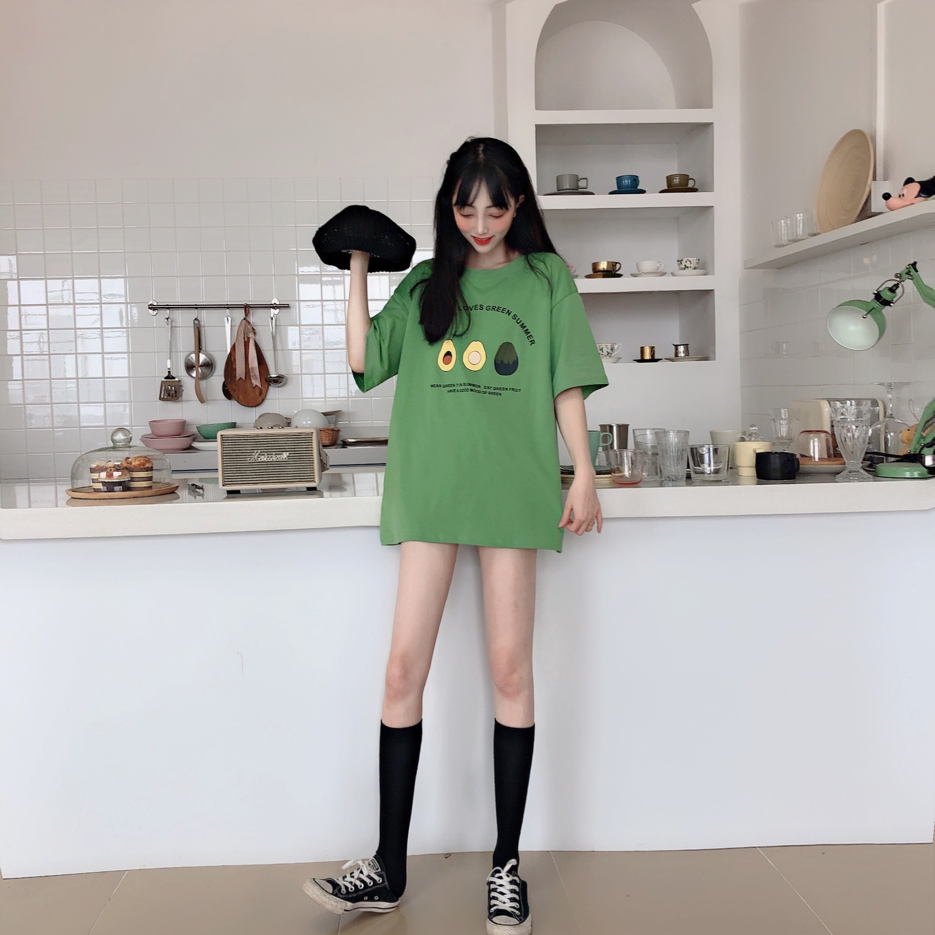 [HCM]Aó thun nữ form dài rộng tay lỡ Unisex BƠ MẪU MỚI  freesize 45 - 70kg áo thun nam form rộng tay lỡ áo phông nữ form rộng
