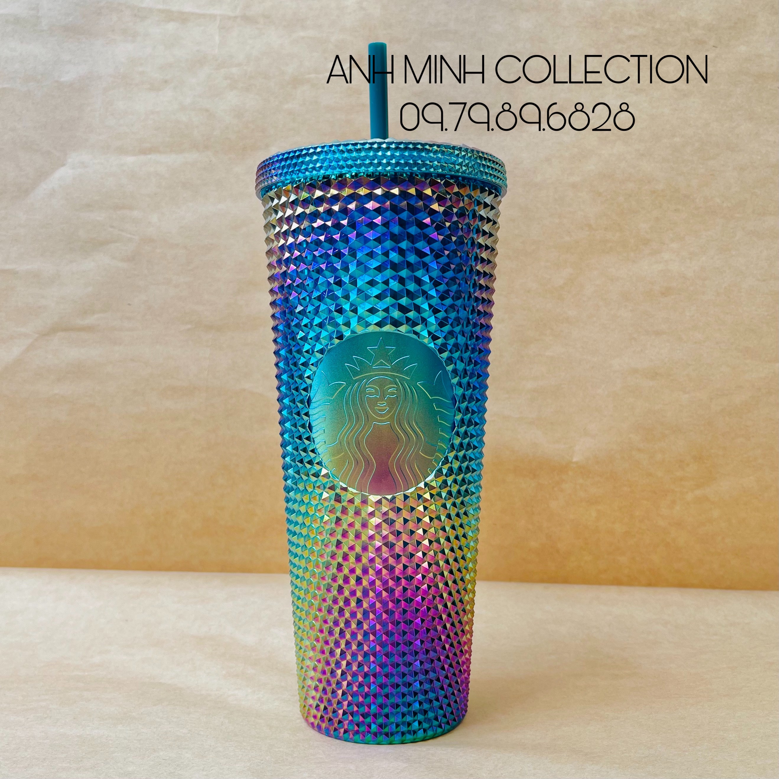 BÌNH STARBUCKS STUDDED - OIL SLICK
