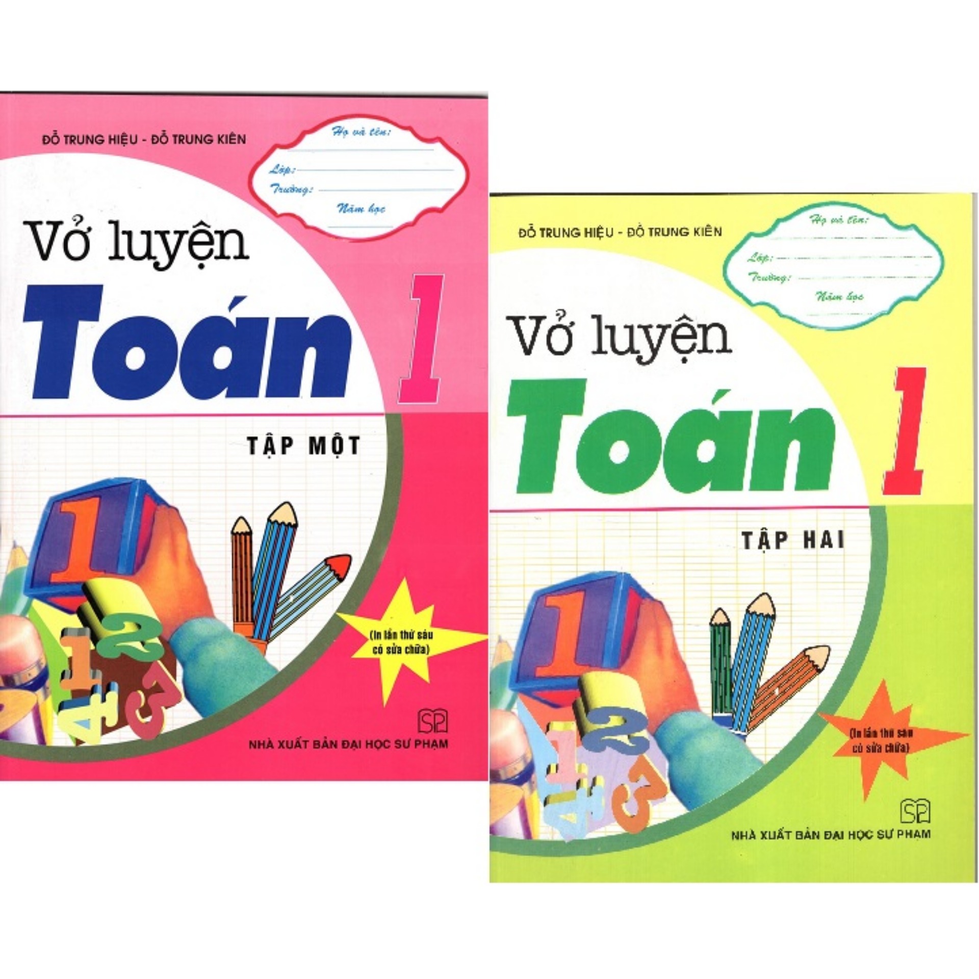[HCM]Combo Vở Luyện Toán Lớp 1 (Tập 1 + Tập 2)